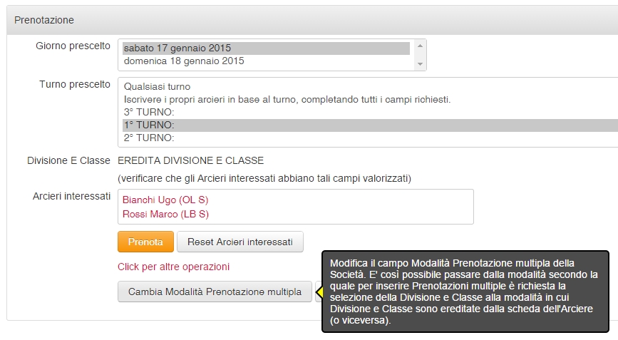 FAQ_R1 - ConCentro - Iscrizioni alle gare di tiro con arco